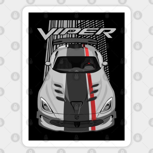 Viper ACR-5thgen-silver black red Magnet by V8social